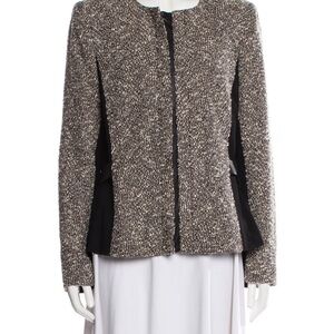 Women's Tweed Jacket - Black and White